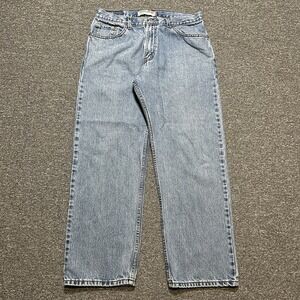 Levi's 505 Regular Fit Light Wash Jeans Men's W36 L30‎ Straight Leg
